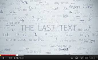 the last text