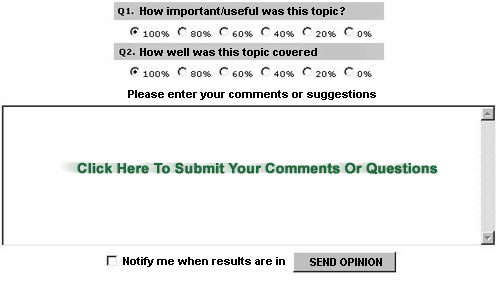 Click here to submit your comments or suggestions.
