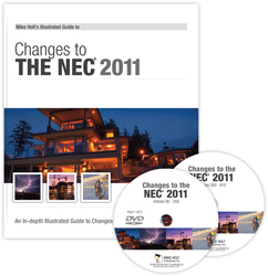 2011 NEC Changes Part 1 2 DVD Course Articles 90 810 w 50 Question CEU Exam - 11CCDVDQ50