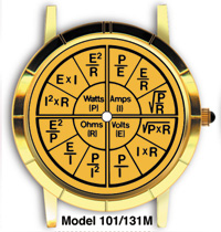 Ohm s Law Watch Gold Face - WTCHG