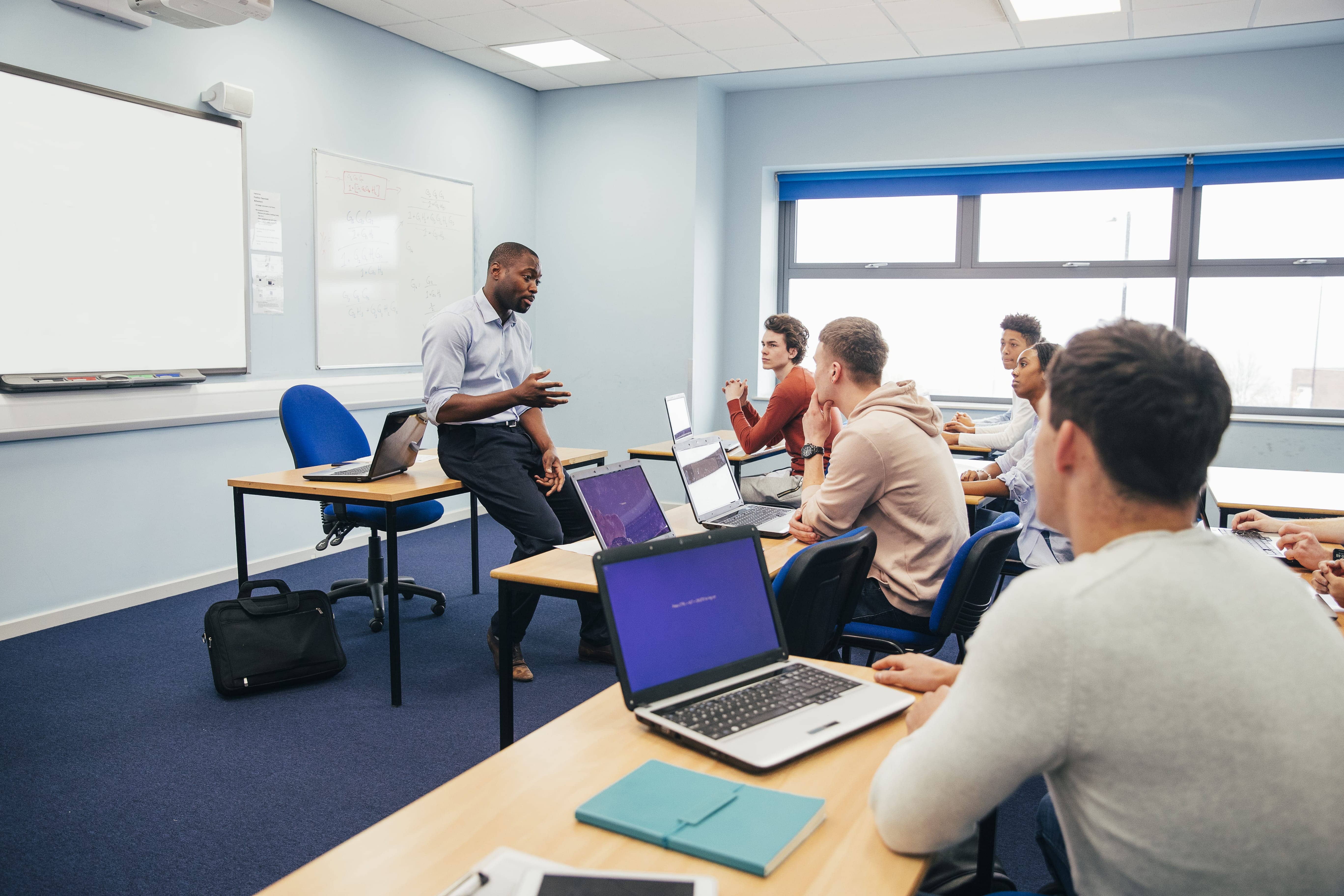 Teacher and Students