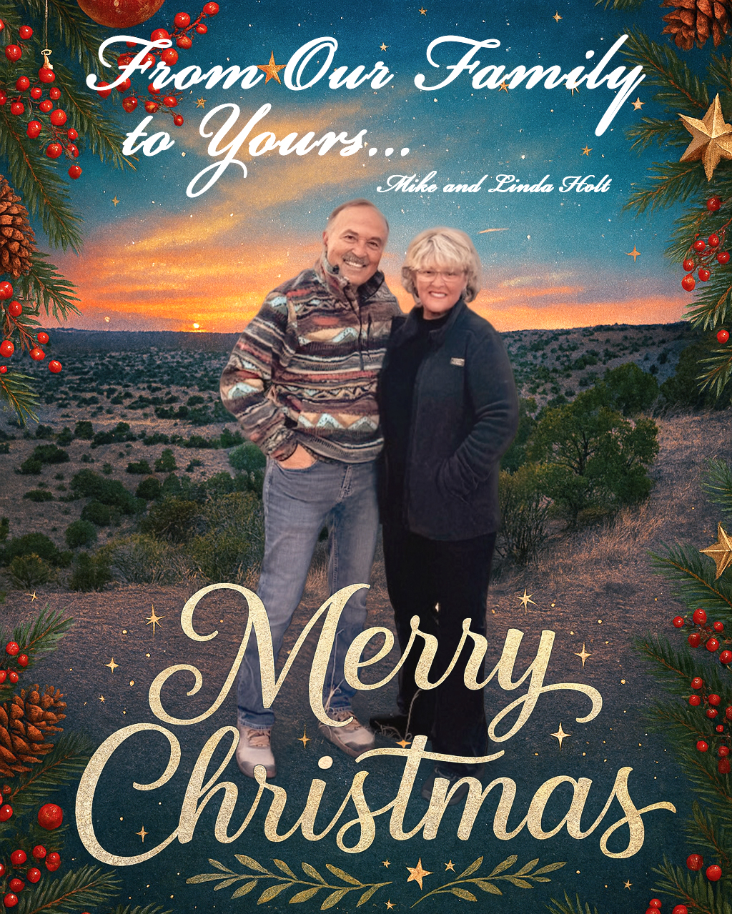 Merry Christmas from Linda and Mike Holt