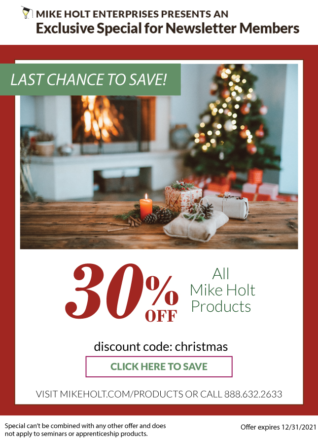 Christmas Savings, 30% off all Mike Holt Products. Discount Code: 'CHRISTMAS' Click Here to Save or Call 888.632.2633