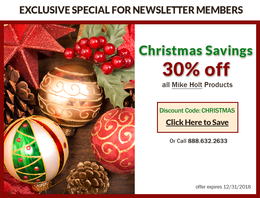 Christmas Savings, 30% off all Mike Holt Products. Discount Code: CHRISTMAS Click Here to Save or Call 888.632.2633