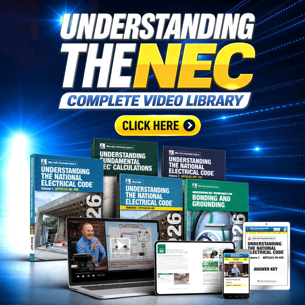 Mike Holt Understanding the NEC Complete Video Program