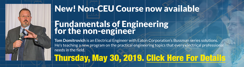 New Non-CEU Course Available now! Thursday, May 30, 2019. Click for details