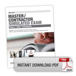 2011 Master Contractor Simulated Exam Download - 11MXPDF