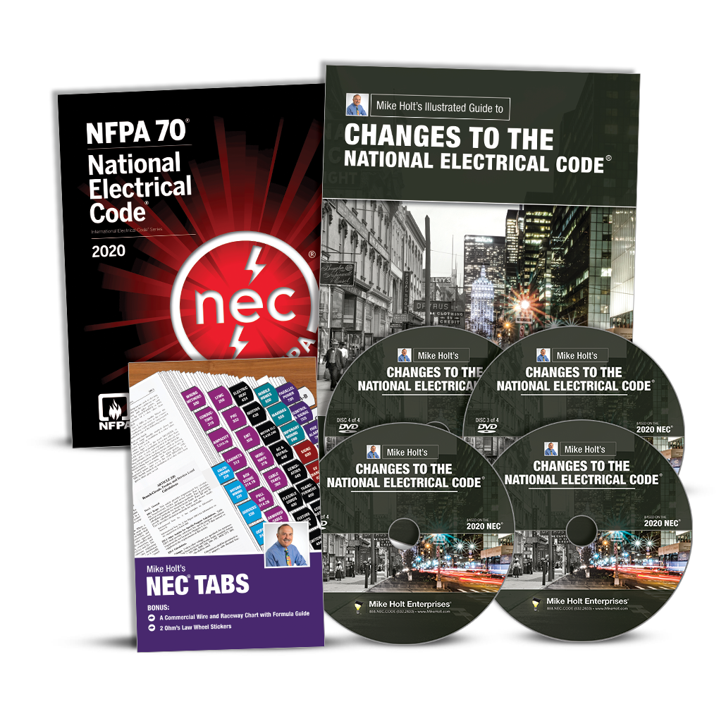 Mike Holt Codebooks Tabs 2020 Nec Deluxe Package With Dvds Softbound Version