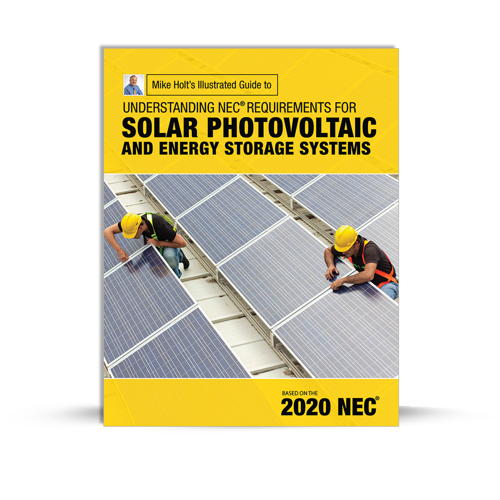 NEC Requirements for Solar Photovoltaic Systems textbook 2020 NEC - 20SOLB-large