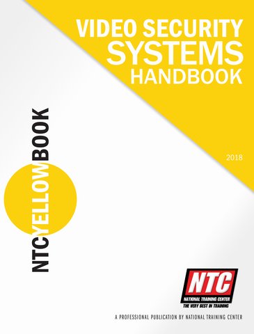 NTC Yellow Book Video Security Systems Handbook - NTCYELLOW-large