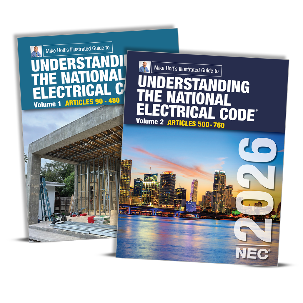 2026 Understanding the NEC, Volume 1 & 2  Textbook Set