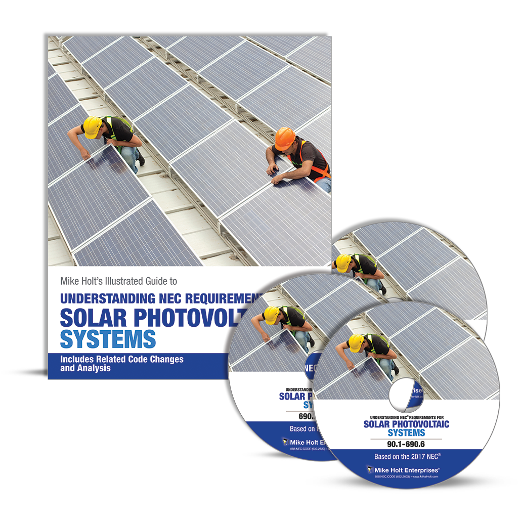 Solar Photovoltaic NEC textbook DVDs 2017 NEC - 17SOLDVD-large